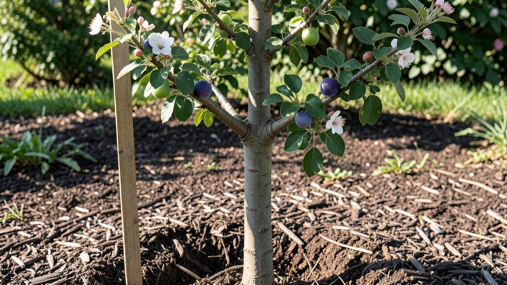 4-In-1 Plum Tree: Year-Round Harvests in One Compact Tree