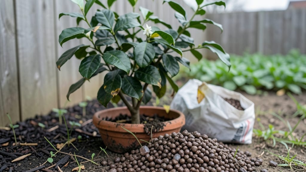 Coffee Tree Fertilizer: Nitrogen-Rich Blend for Lush Harvests