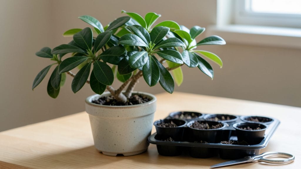 Dwarf Umbrella Tree Propagation: Layering Success for Lush, Fast Growth