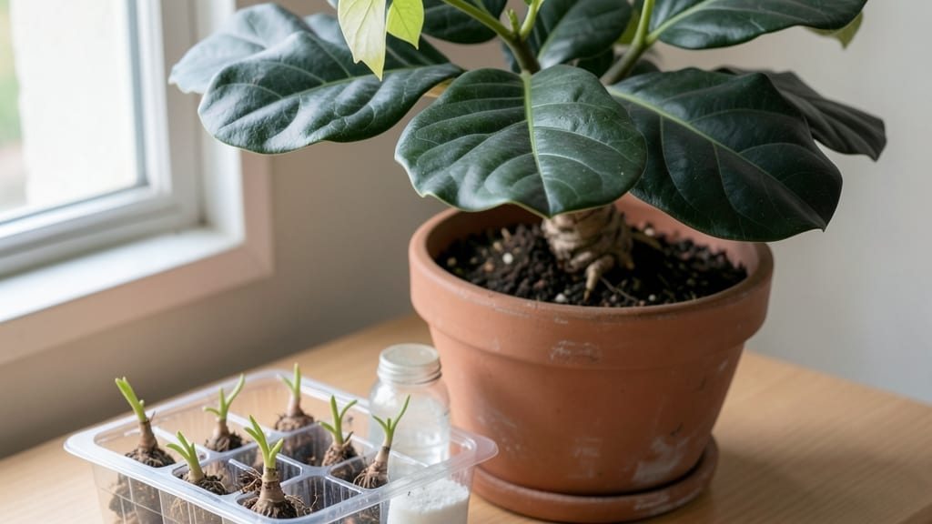 Fiddle Leaf Fig Tree Propagation: Stem-Cutting Secrets for Root Growth in Water