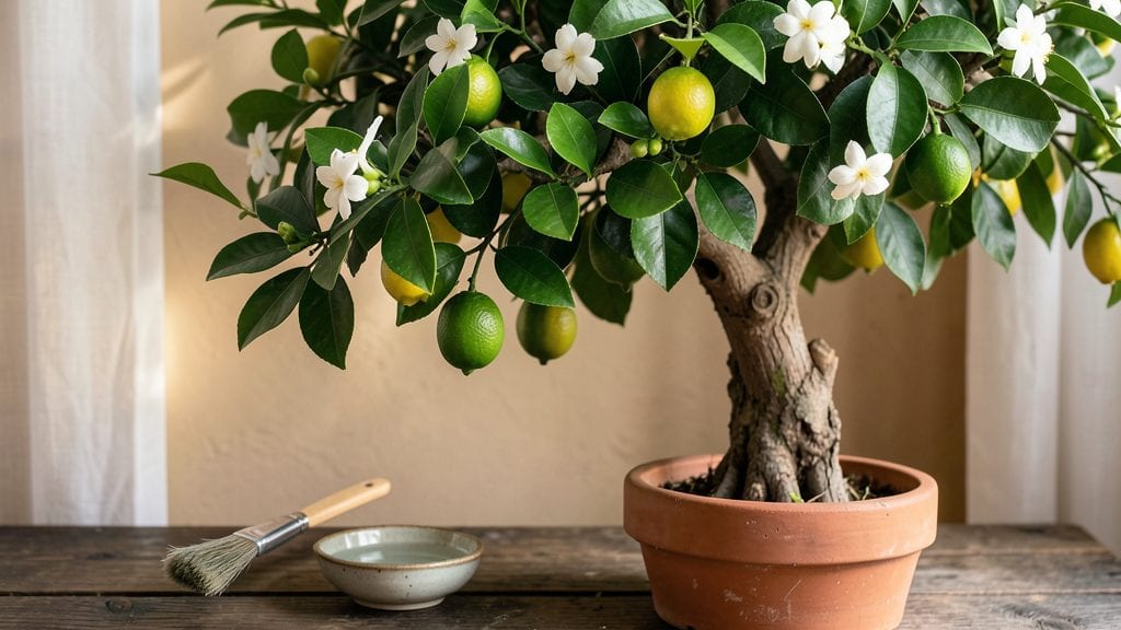 How to Pollinate Indoor Lemon Tree: Hand-Crossing Trick for Sweet Fruit Bounty