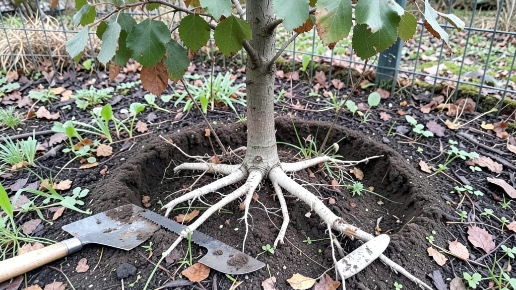 How to Remove Tree Roots: Manual Digging vs. Hydraulic Tools
