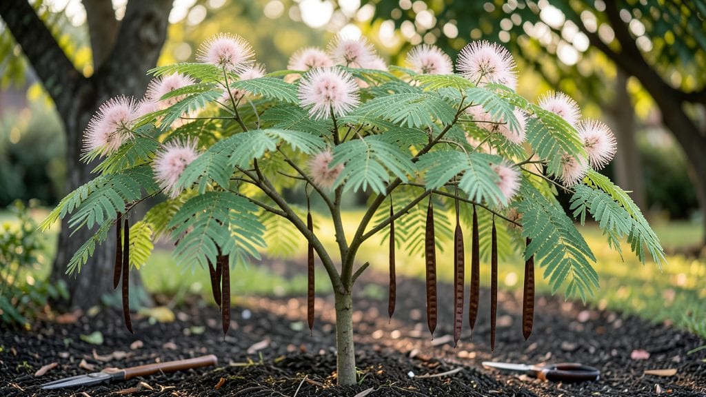 Mimosa Tree Pods: Pruning Secrets for Year-Round Hummingbird Blooms