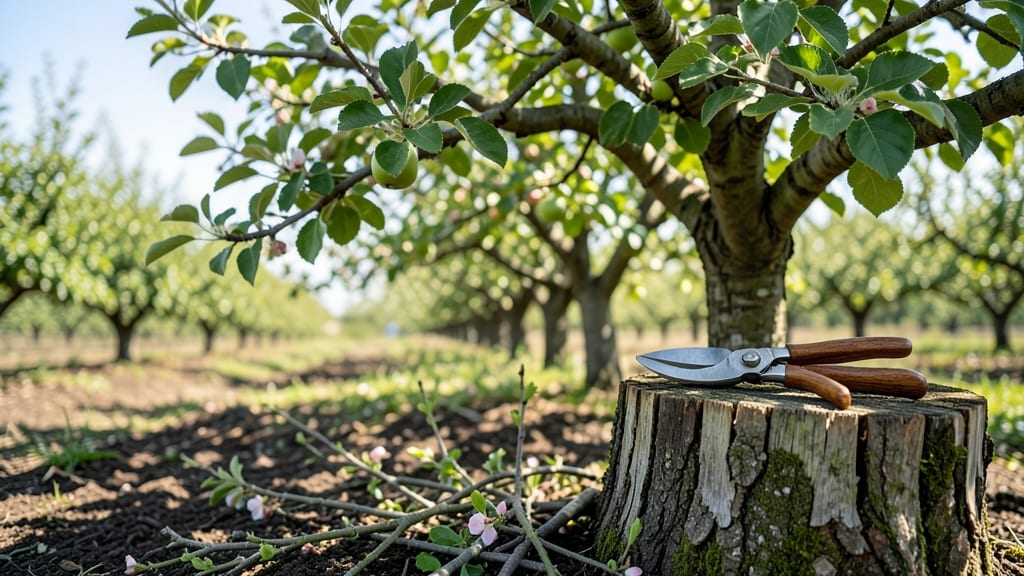Perfectly Pruned Apple Tree: Stronger Fruit, Fewer Diseases