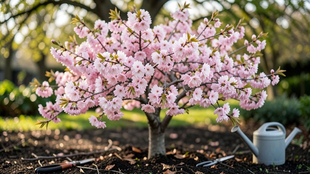 Pink Cherry Tree: Frost-Resistant Pruning for Year-Round Blooms