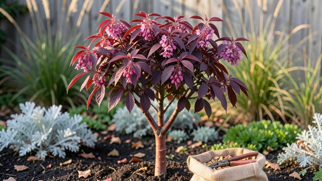 Purple Leaf Plum Tree Flowers: Early Spring Hummingbird Magnet With Vibrant Foliage