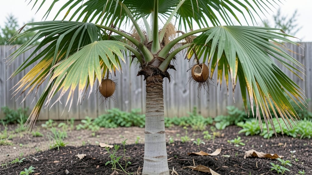 Under a Palm Tree: Tropical Privacy Screen for Pacific Northwest Gardens