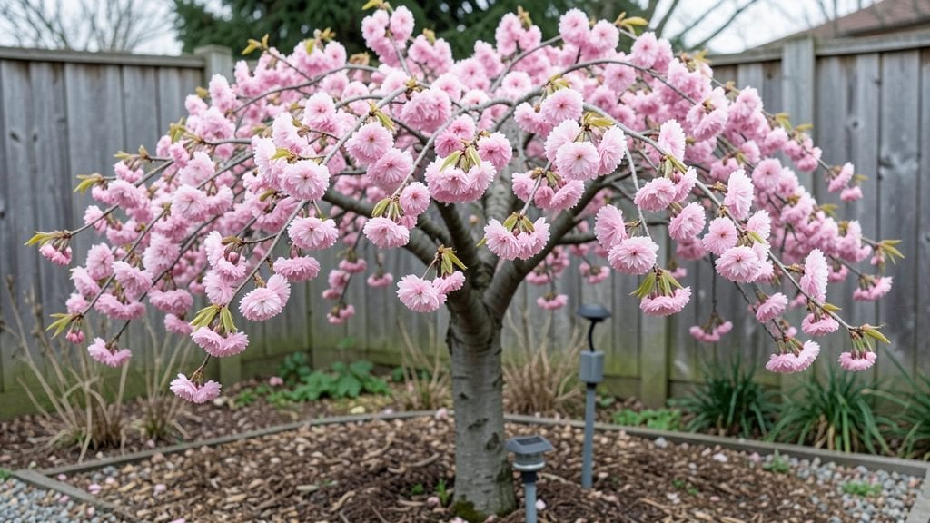 Weeping Cherry Tree In Front Of House: Pacific Northwest's Frost-Resistant Privacy Stunner