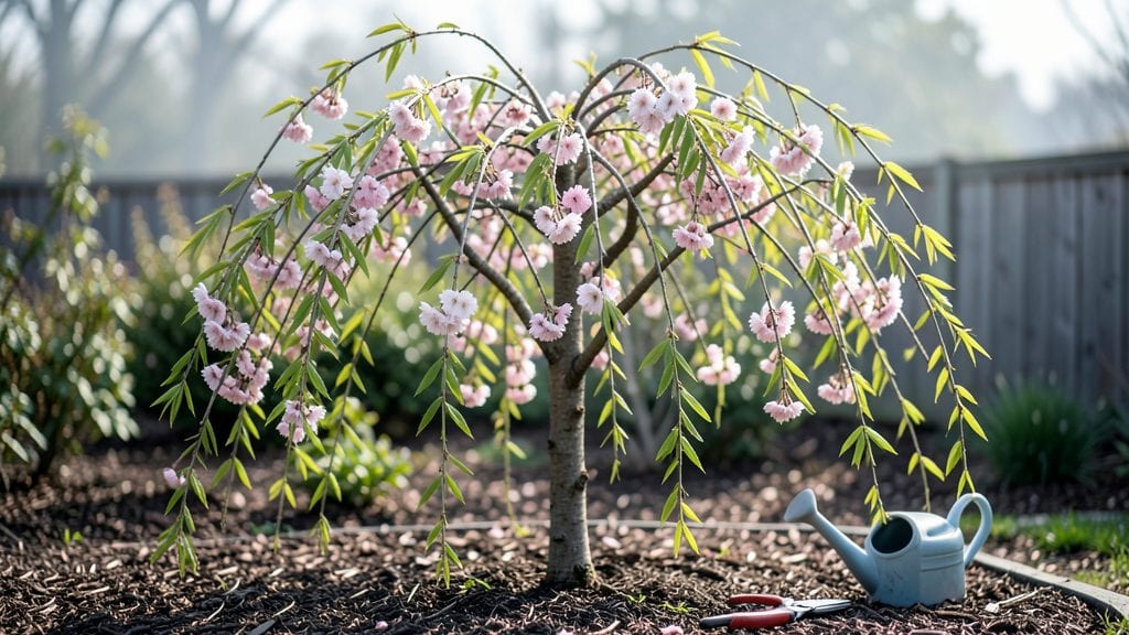 Weeping Peach Tree: Revitalize with Precision Cuts for Year-Round Blooms