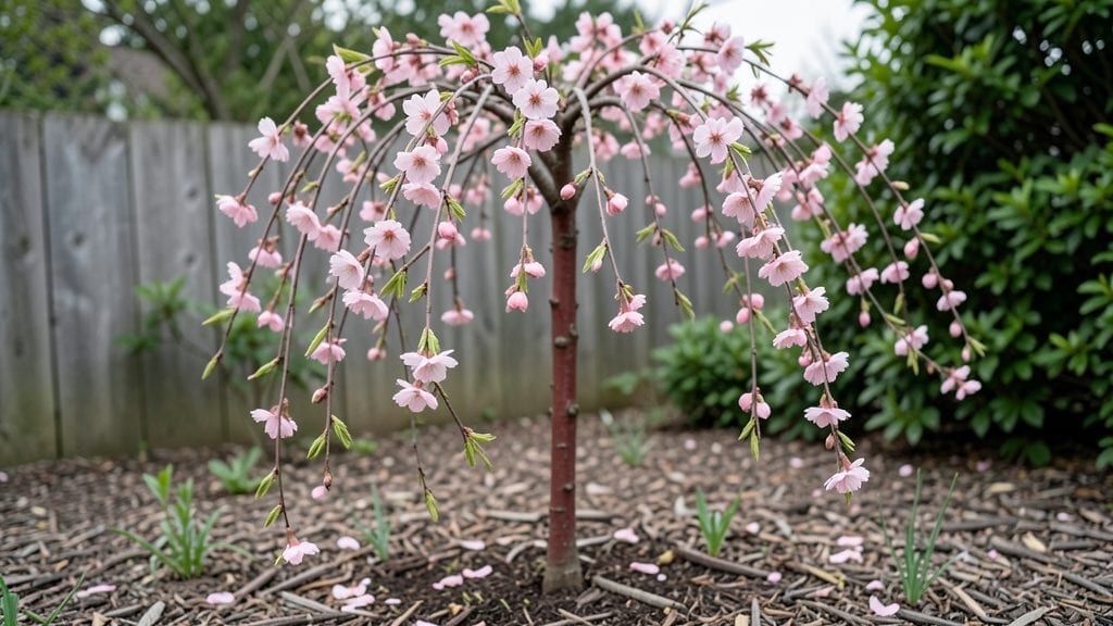 Weeping Peach Tree Pink Cascade: Frost-Resilient Bloom Showstopper for Pacific Northwest Gardens
