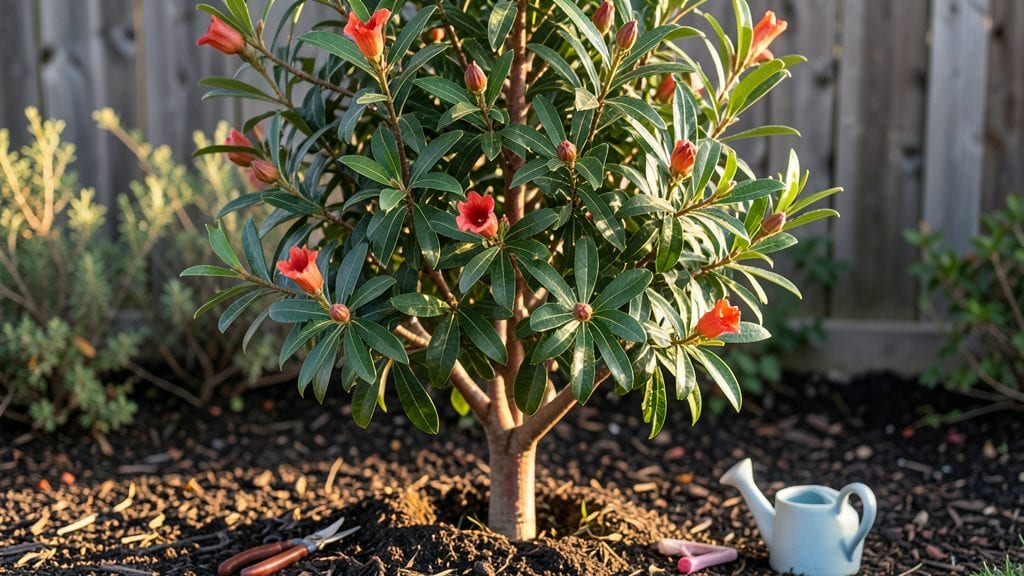 Young Pomegranate Tree: Pacific Northwest Frost-Resistant Growth Blueprint